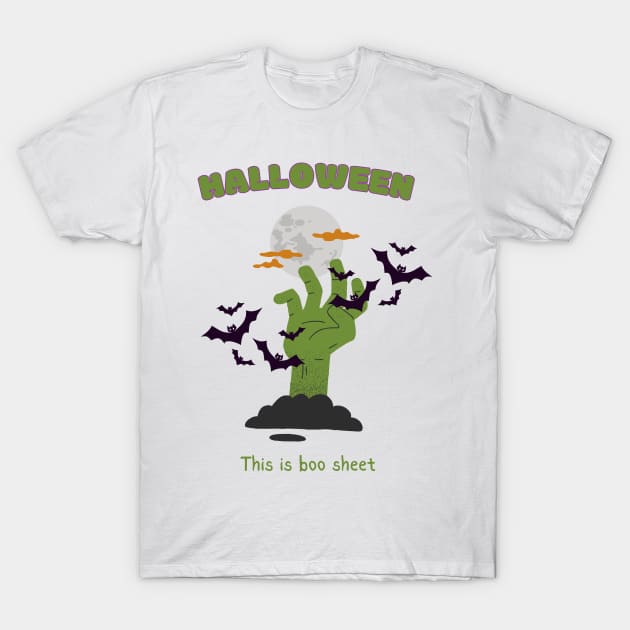Halloween This is boo sheet T-Shirt by Travel in your dream